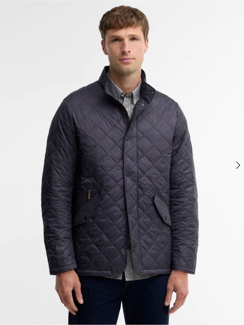 Barbour Flyweight Quilted Black Jacket